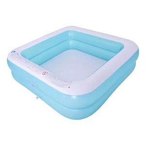 Sun Club Pileta Inflable Cuadrada 145cm X145cmx45cm 51005