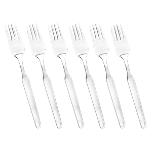 Tenedor De Mesa Acero Inoxidable 18/10 Gamuza Varina Pack X6