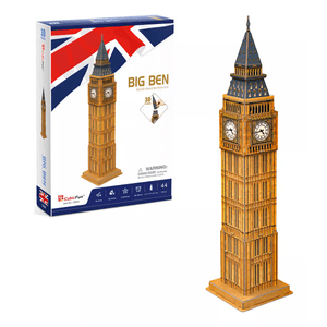 Big Ben Puzzle 3d Cubic Fun 44 Piezas Colección 67304 Wabro