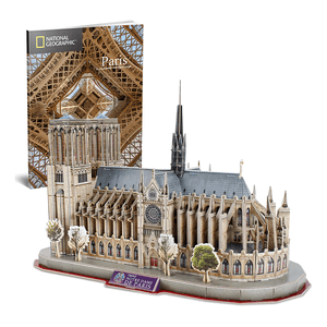 Rompecabezas 3d Notre Dame Paris Nat Geo Cubic fun 67344 Wabro