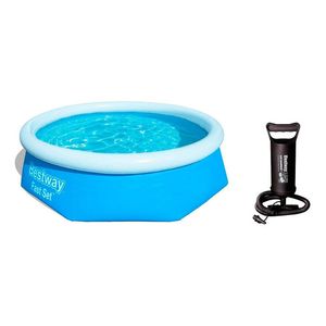 Combo Bestway Pileta Inflable 305x76 + Inflador 62002