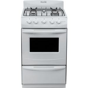 Cocina Gas Natural CANDOR S2 4 Hornallas 50 Cm ESCORIAL