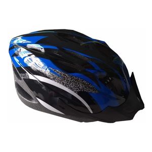 Casco Bicicleta Rollers Visera Ventilacion Regulador Azul