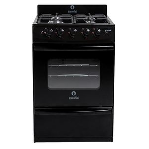 Cocina Escorial Master Style Multigas 56Cm Negro