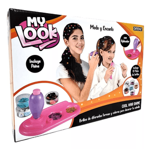 Set De Belleza Aplicador De Brillos Para El Pelo My Look 2666 Ditoys