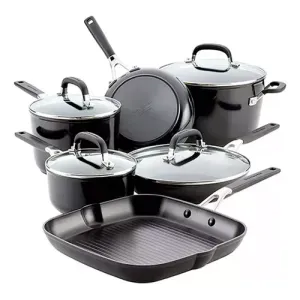 Batería De Cocina Kitchenaid 84800 10 Piezas Antiadherente