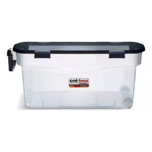 Caja Plástica Megacol Box X 90 Lts Con Ruedas Colombraro