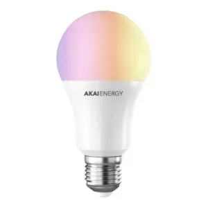 Foco led con Wi-Fi Akai Energy Smart Bulbo color rgb 10W