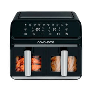 Freidora de Aire  Novohome Digital 8Lts Doble Canastos 1700W