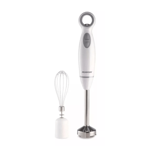 LICUADORA DE MANO PEABODY CON ACCESORIO PICADOR 600W BLANCA