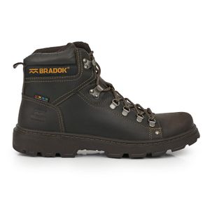 BORCEGO WORK CHOCOLATE BOTA CUERO HOMBRE TREKKING