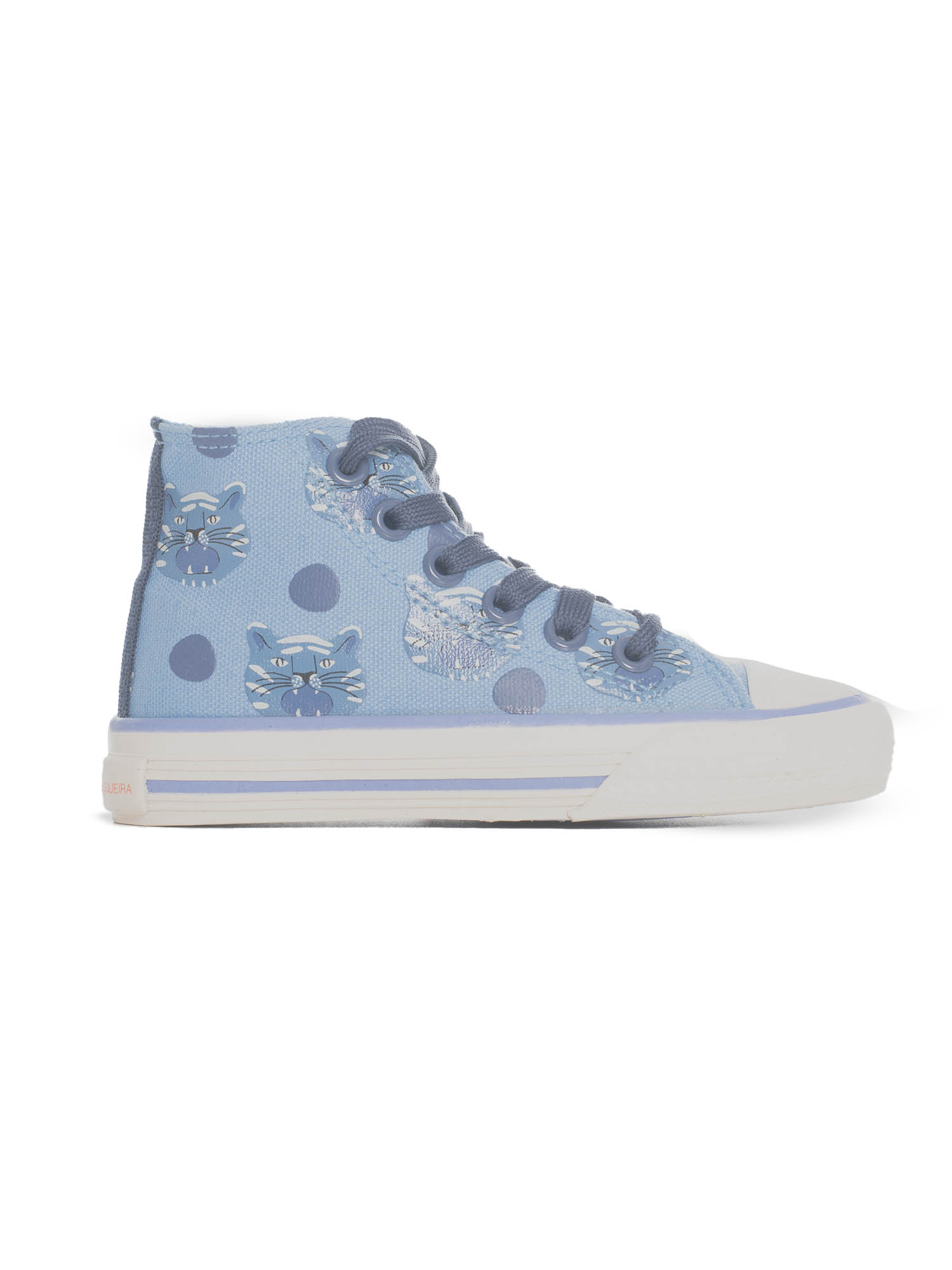 Zapatillas Topper Rail Hi X Pesqueira Kids Niños Moda Azul