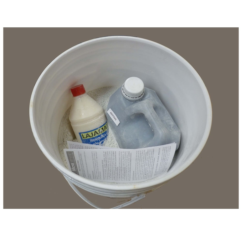 Kit Microcemento + Aditivo + Hidrolaca para Pisos 22 kg - Provincia Compras