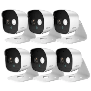 Kit x6 Cámara de Seguridad IP SriHome 3MP Vision Nocturna