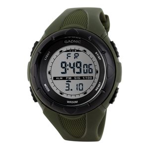 Reloj Digital Sumergible Verde Gadnic S600 Deportivo
