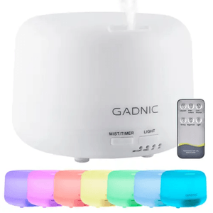 Difusor Gadnic Humidificador Ultrasónico 300ml 20hs 7 Colores