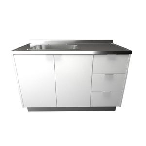 Bajo Mesada 1.20 Mts 2 Puertas 3 Cajones Linea Elle Tables Cod: 82101 Everest