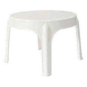 Mesa Redonda Plástica Descansar Auxiliar 65 Cm De Diametro