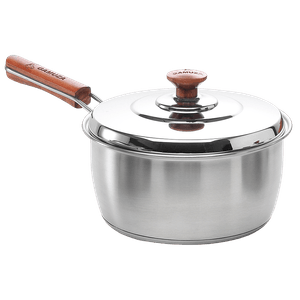 Cacerola Gamuza Le Cheff Acero Inoxidable 18/10 Triple Fondo 18 Cm