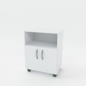 Porta Microondas Delos 2 Puertas Con Estantes