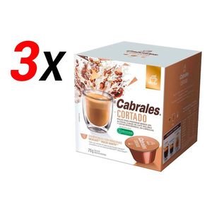 Cápsulas Cabrales Compatible Dolce Gusto Cortado Pack 12 X 3