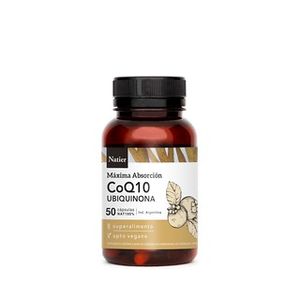 Coenzima Q10 - 300 Mg - COQ10 - Antioxidante, salud cardiovascular y de la piel - 50 capsulas