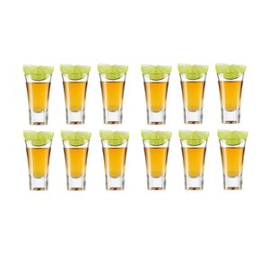 Set X 12 Vaso Shot Tequila Chupito Licor Vidrio 60 Ml Pasabahce