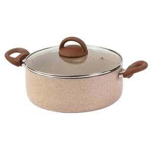 Cacerola Antiadherente Feuer Jena 26 cm Inducción Beige
