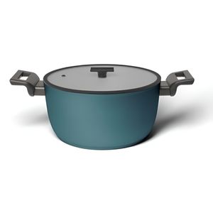 Cacerola 2 Asas y Tapa 24cm 4.5L Tvs Brillante Induccion