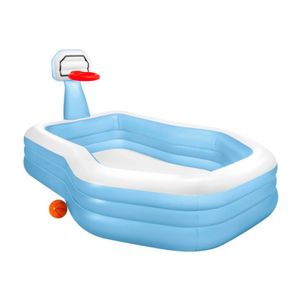 Pileta Inflable Intex C/Aro de Basquet 257x188x130 CM 25046/5