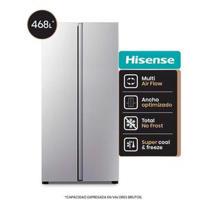 Heladera Side By Side Hisense Rs3n428nad No Frost 468 Litros