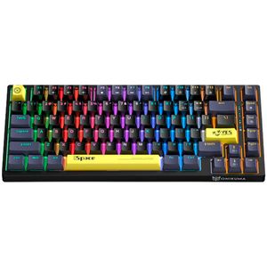 Teclado Gamer Mecánico Negro Onikuma G52 Con Cable USB