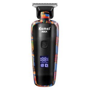 Cortadora de Pelo Afeitadora Eléctrica Kemei KM-5090 Display LCD