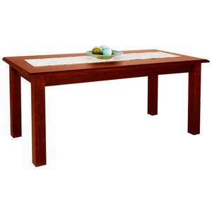 MESA DE MADERA SILVIA 1.60 mts TONO CEDRO 1303