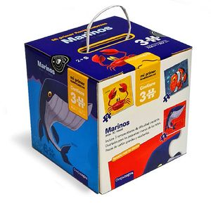 Juego Rompecabezas Infantil  Marinos  (3 Romp. de dificultad creciente 6, 9, 12 piezas) - Juguete
