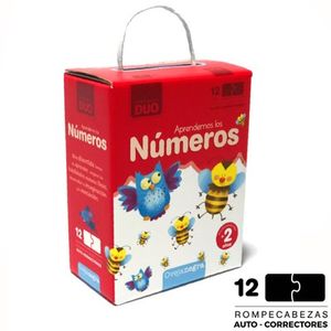 Juego Rompecabezas Infantil  Aprendemos los Números (Romp. DUO - 12 pares) - Juguete