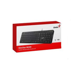Teclado Genius Slimstar M200 Usb Negro
