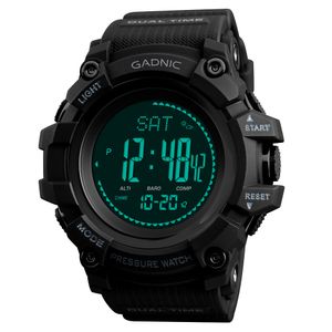 Reloj Pulsera Negro Gadnic Digital Sumergible