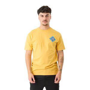 Remera Quiksilver Mc Clearview Hombre Moda Amarillo