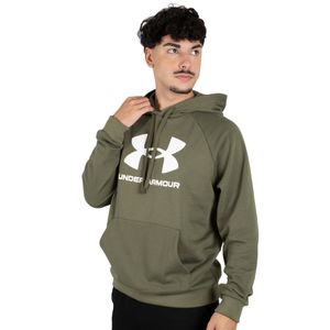Buzo Under Armour Rival Fleece Hombre Training Verde Oliva