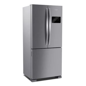 Heladera No Frost Side By Side Whirlpool Inverter 592 Litros Acero Inoxidable Wro85bk
