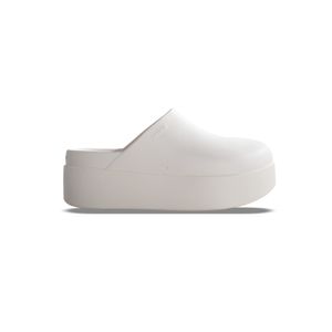 Zuecos Crocs Dylan Platform Clog Mujer Moda Blanco