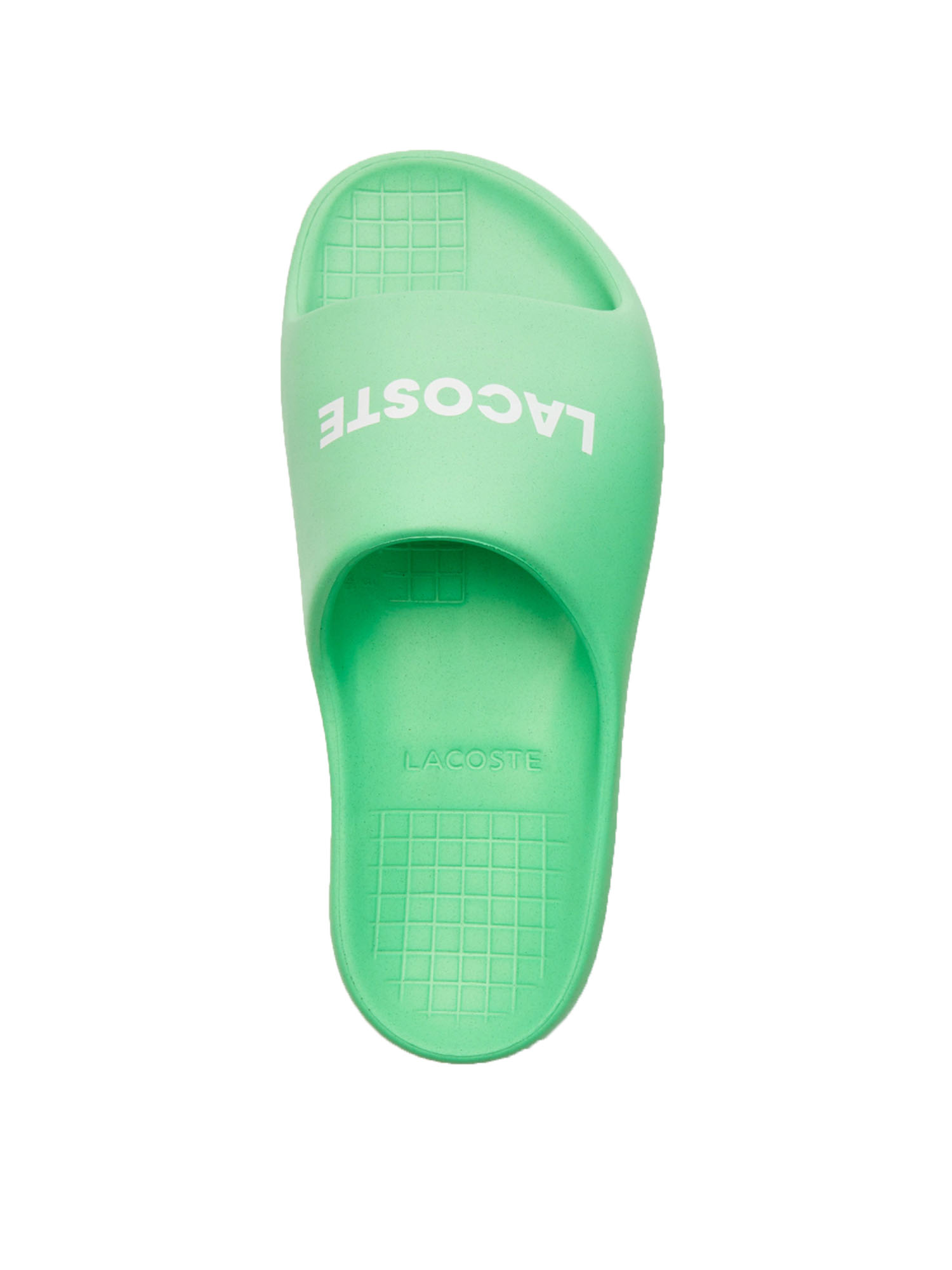 Ojotas Lacoste Serve Slide Hombre Moda Verde Provincia Compras