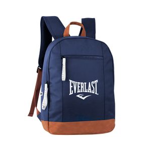 Mochila Everlast Original Acolchada Reforzada Gamuzada Azul