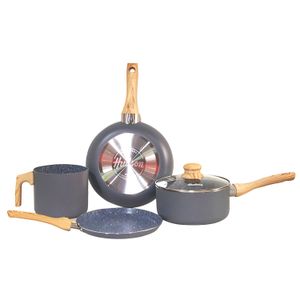 SET HUDSON GRANITO SARTEN, CACEROLA, PANQUEQUERA,JARRO