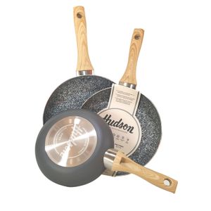 SET SARTENES 22-24-26 HUDSON GRANITO ANTIADHERENTE