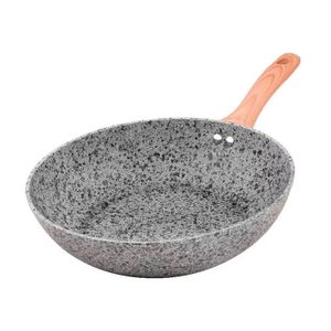 WOK HUDSON GRANITO LÍNEA STONE 28CM ANTIADHERENTE INDUCCION