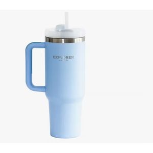 Vaso Termico Quencher 1,18 Lts Explorer Apolo Acero Celeste