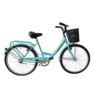 Bicicleta Bassano Full Nia Rodado 26 Vintage Retro Celeste
