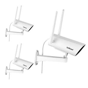 Kit x3 de Cámaras de Seguridad SriHome 4mp Alarma Visión Nocturna